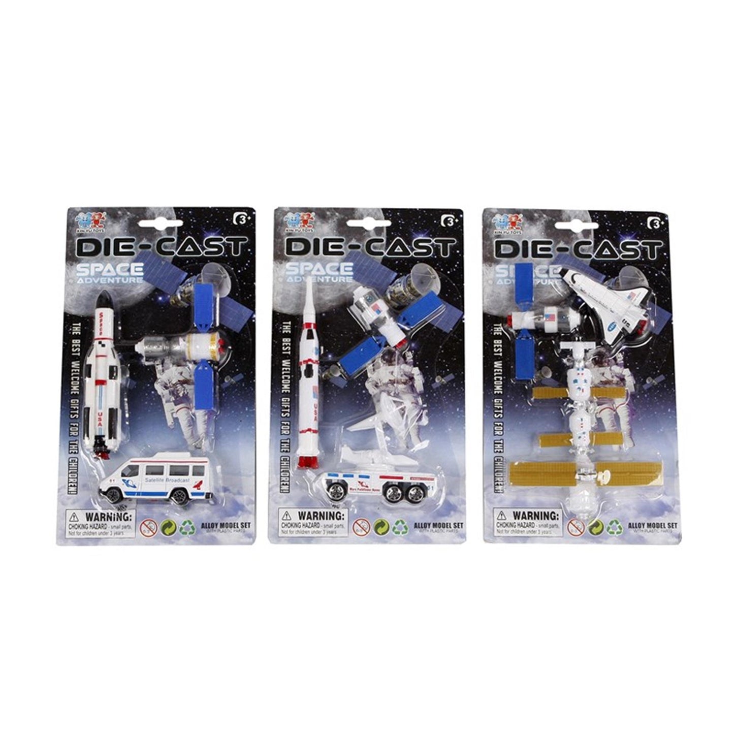 Coffret de jeu aventure navette spatiale 7,5 cm