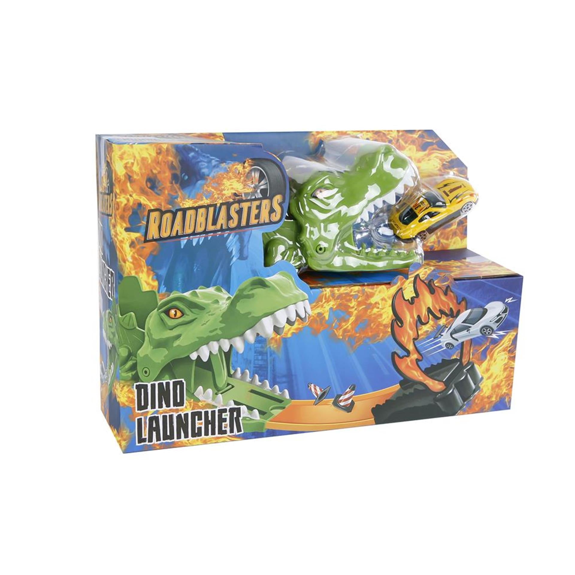 Roadblasters tire une piste de course avec 3 set de jeu de voitures moulées