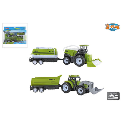 Tracteur à 2 jeux et combiner avec 2 bandes-annonces, 24 cm