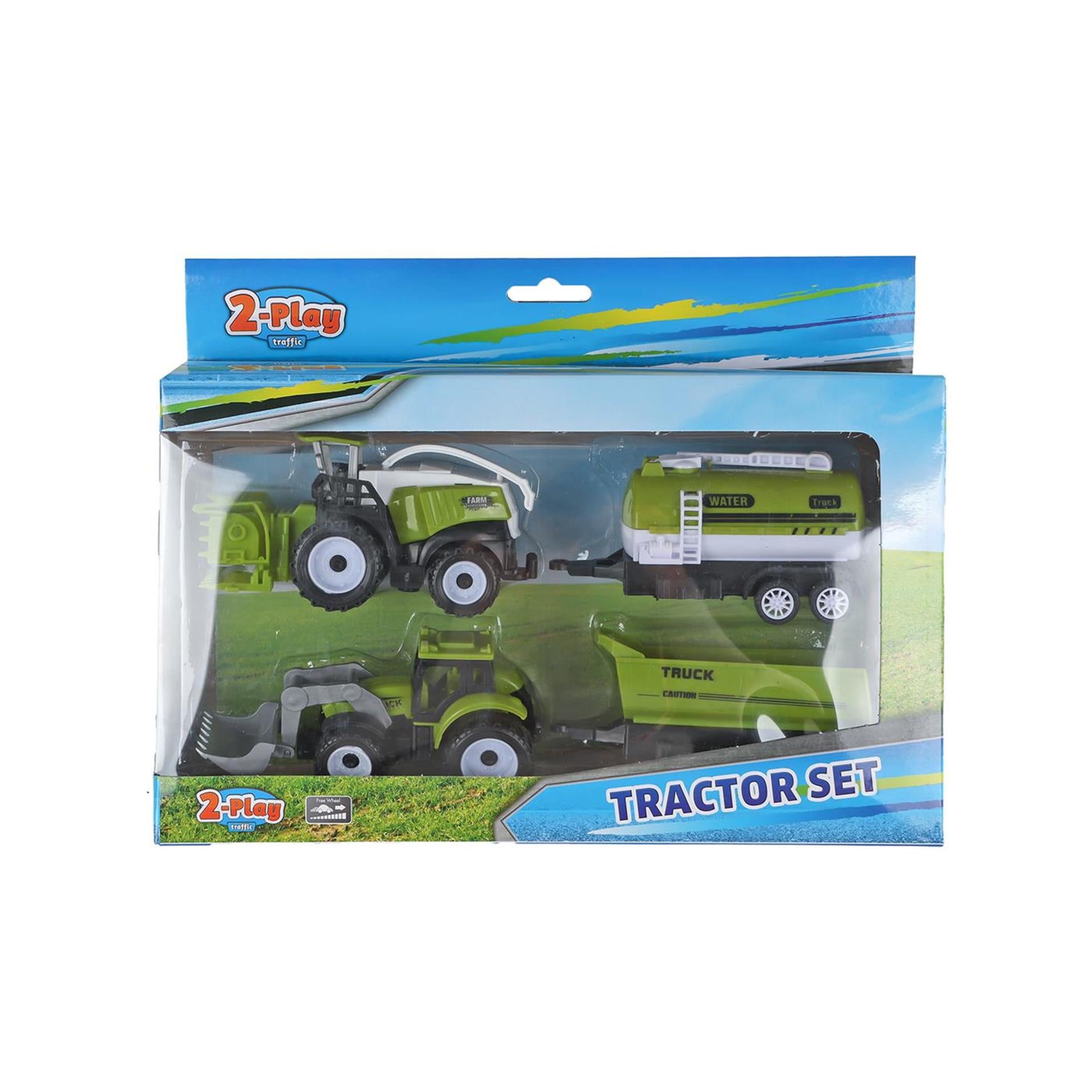 Tracteur à 2 jeux et combiner avec 2 bandes-annonces, 24 cm