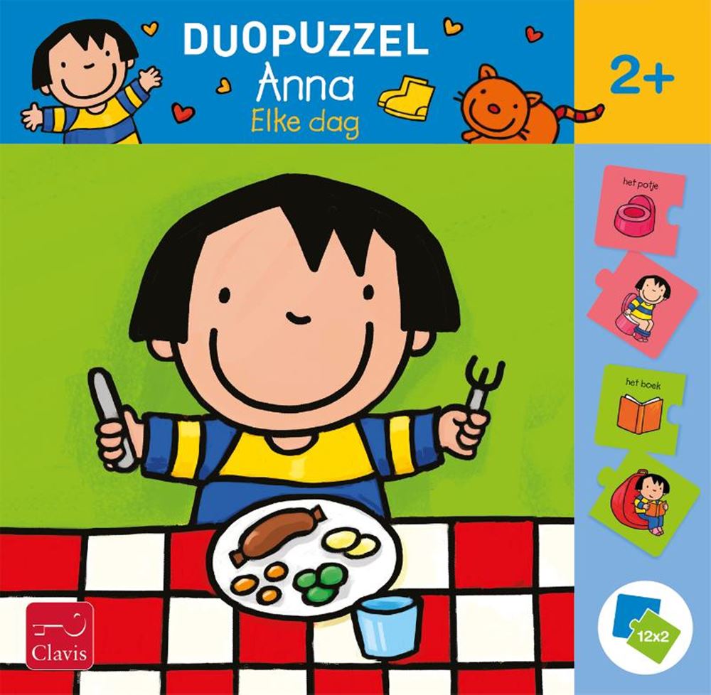 Duo puzzle Anna, tous les jours. 2+