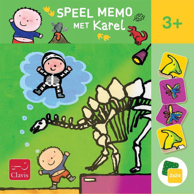Clavis joue un mémo avec Karel. bonjour Dinoo ! 2+