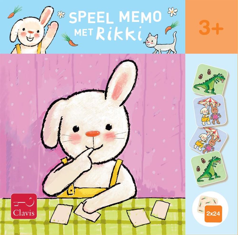 Jouez au mémo avec Rikki. 3+