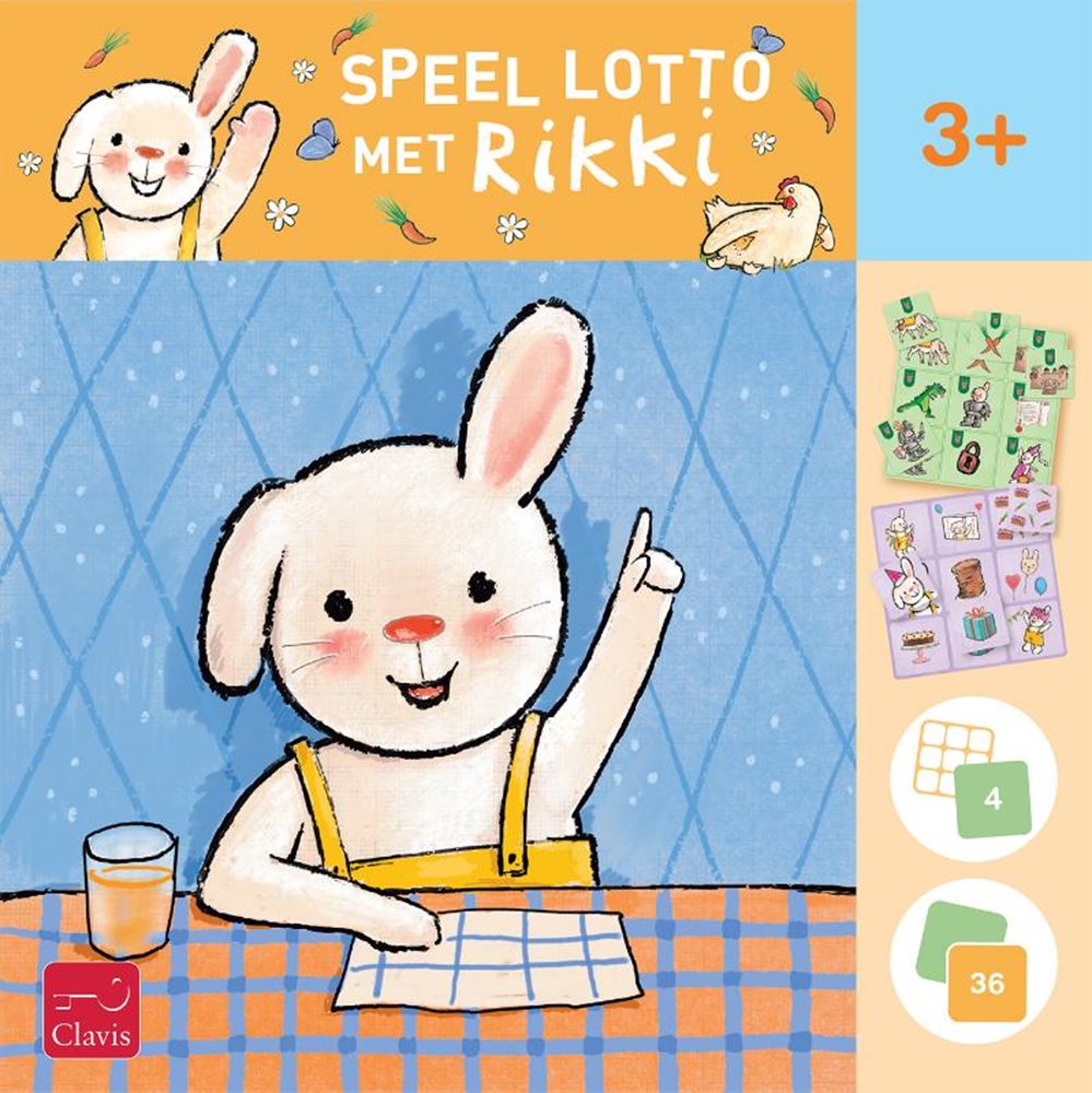 Clavis Publishers joue au loto avec Rikki. 3+.