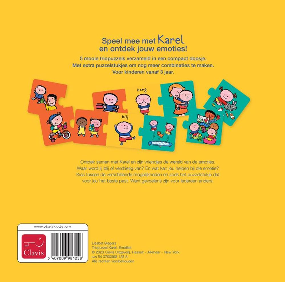 Casse-tête à trois Karel. émotions 3+