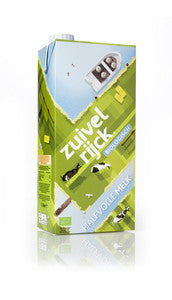 Carton de lait demi-écrémé biologique Zuivelrijck (12x 1 litre)