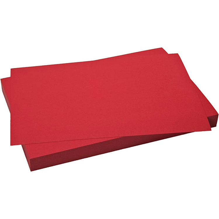 CARITE CARIVER CARTE, FEUILLE 50X70 CM, 270 G, ROUGE DE NORIEMENT, 10 FEUILLE 1 BOX