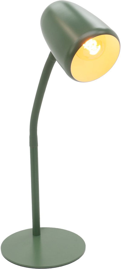 Lampe de table Eglo Carlo - lampe de bureau - e14 - 46 cm - vert - inclinable