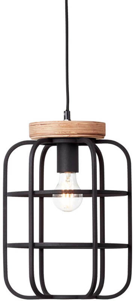 Brilliant Gwen - suspension - E27 max 1x40W - bois noir