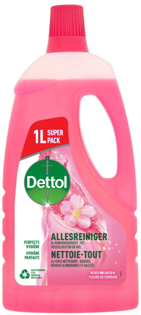 Dettol power fresh - nettoyant tout usage - fleur de cerisier - 1 litre