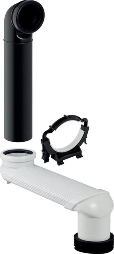 Coude d'évacuation monolithique Geberit d90 WC au sol avec coude sauté d90 110