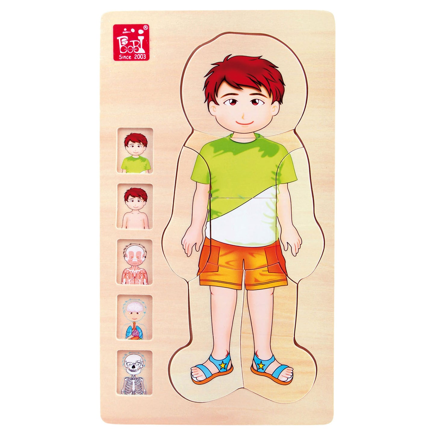 Petit-pied Body Puzzle Boy, 29e.