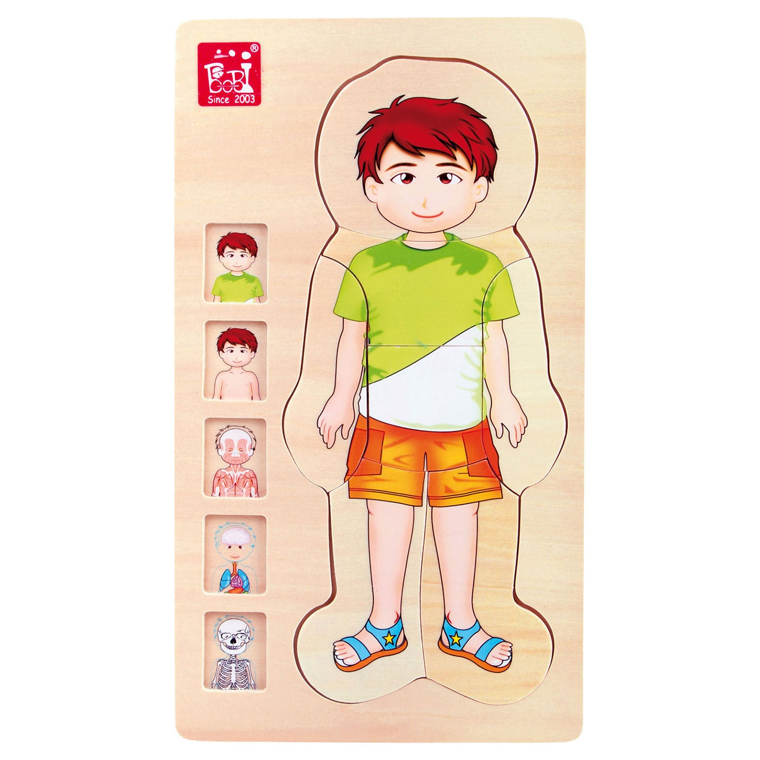 Petit-pied Body Puzzle Boy, 29e.