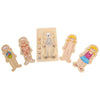 Petite fille de puzzle du corps en bois, 29e.