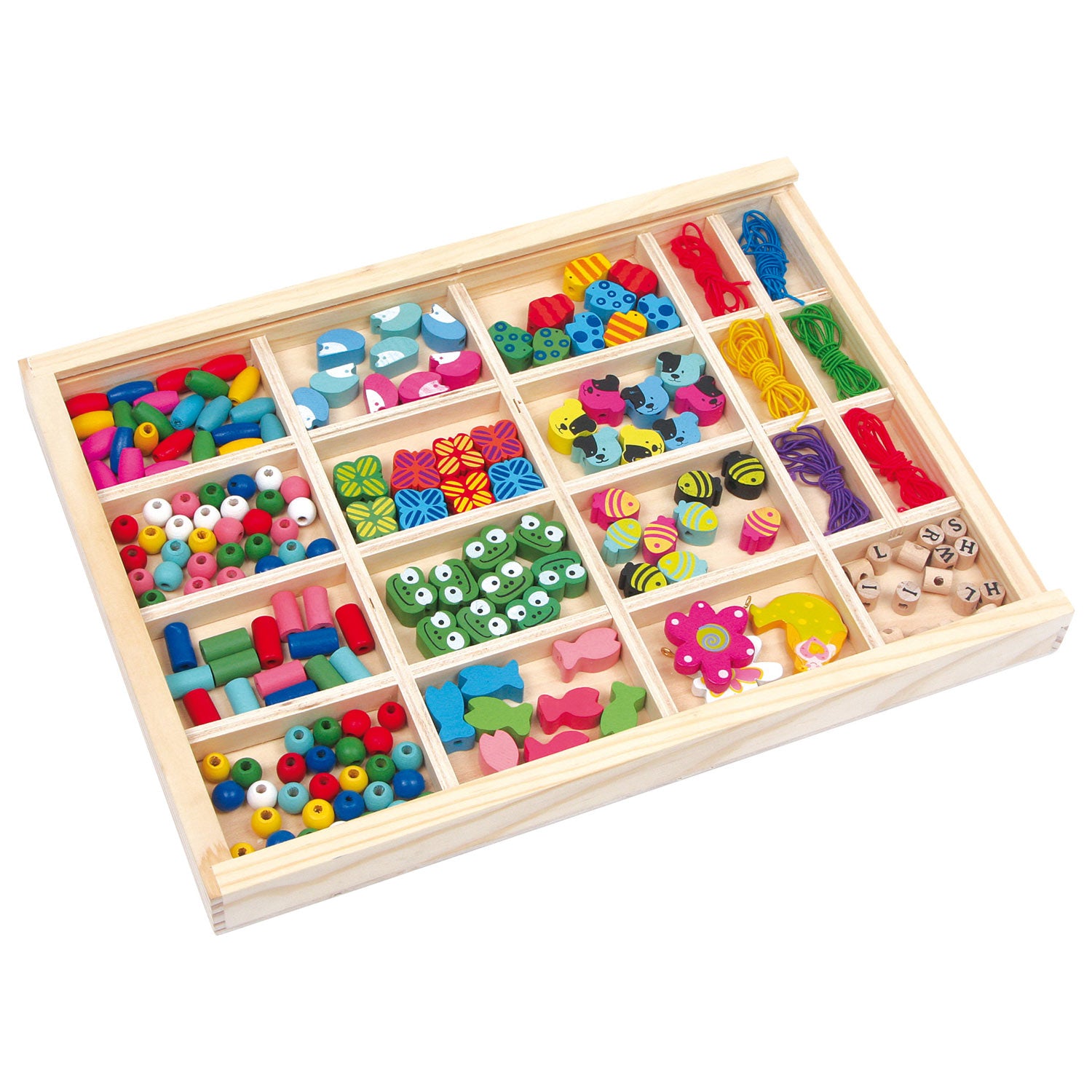 Petit pied - ensemble de perles en bois