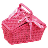 Petit panier de pique-nique à pied avec la vaisselle - afbeelding 3