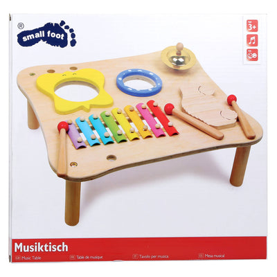 Petit pied - table de musique en bois