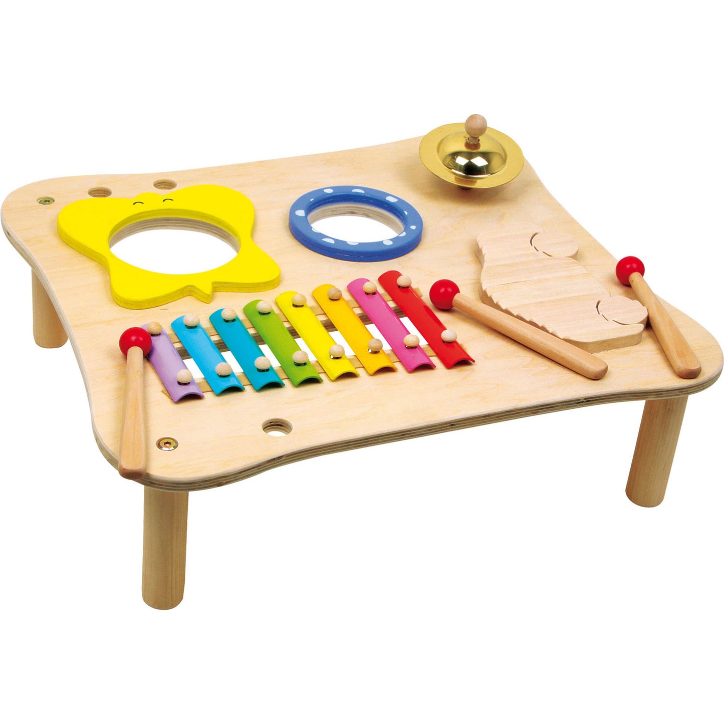 Petit pied - table de musique en bois