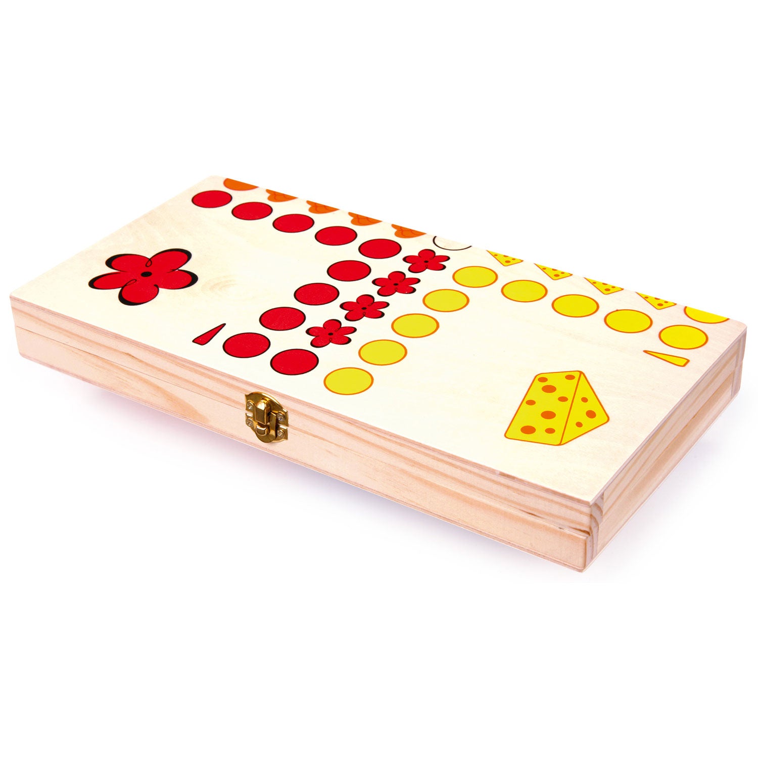 Animaux ludo en bois à petit pied