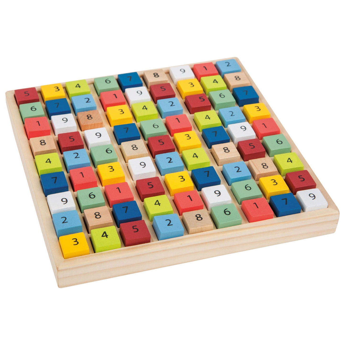 Couleur de jeu Saudoku en bois petit, 82dlg.