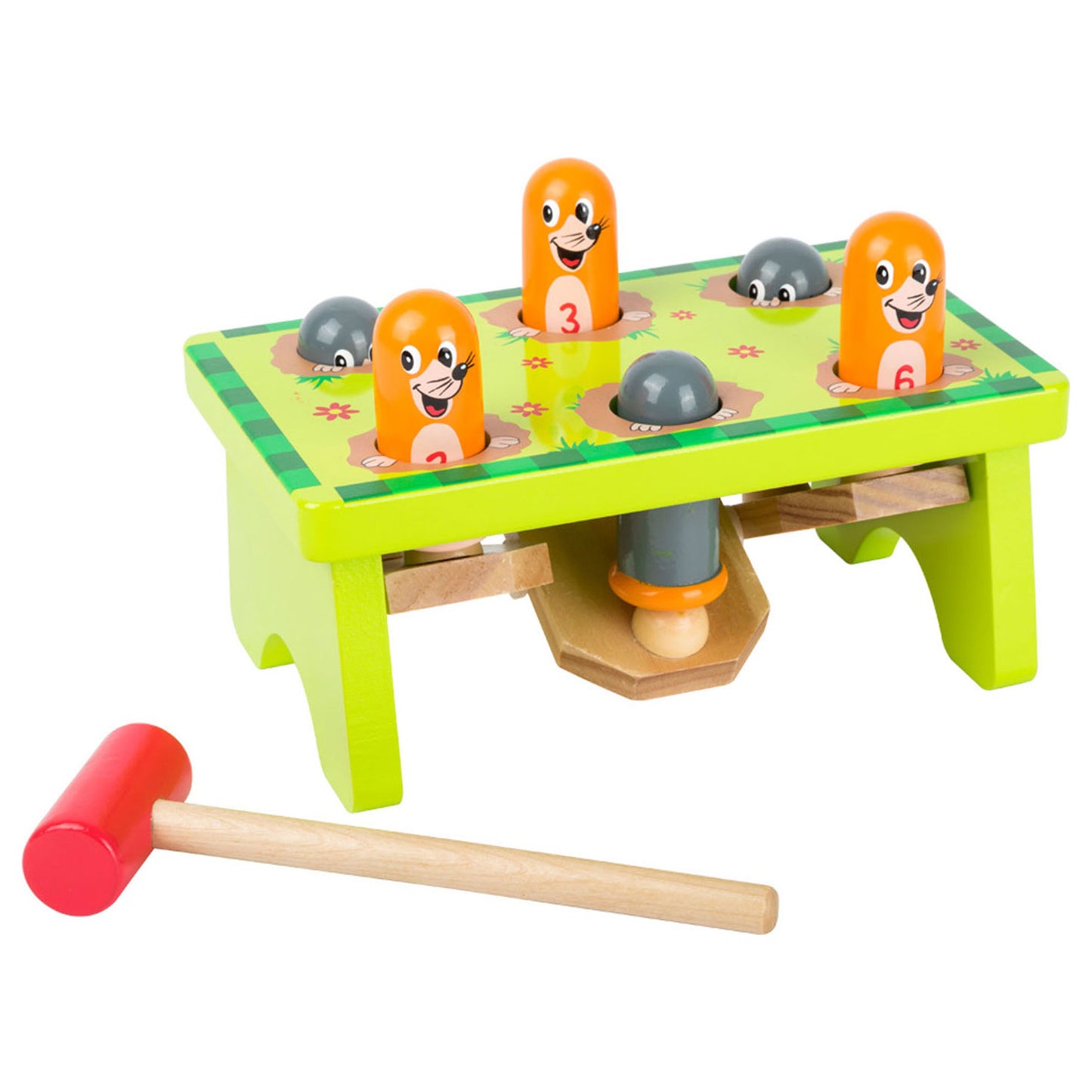 Petit pied en bois Hamperbank mollen