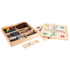 Jeux classiques en bois de petit pied 9in1