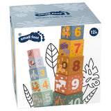 Blocs d'empilement de petits pieds en carton, 10dlg. - afbeelding 2