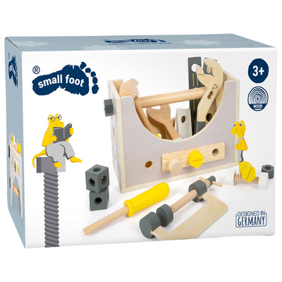 Boîte à outils en bois à petit pied 2in1, 28dlg.
