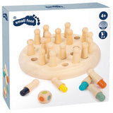 Jeu de mémo de couleurs en bois de petit pied - afbeelding 2