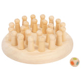 Jeu de mémo de couleurs en bois de petit pied - afbeelding 3