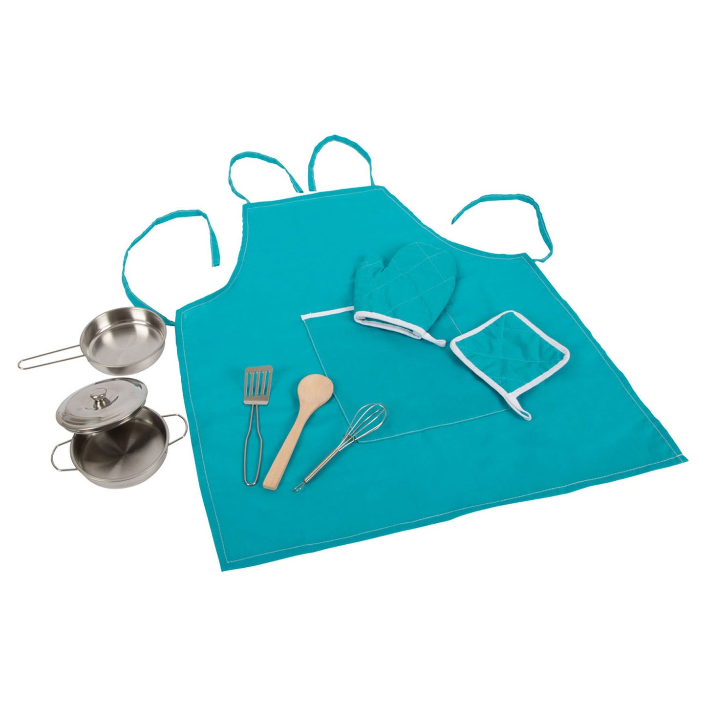 Small Foot Play Cooking Ensemble avec tablier, 9dlg.
