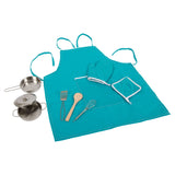 Small Foot Play Cooking Ensemble avec tablier, 9dlg. - afbeelding 1