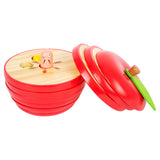 Jeu d'empilement en bois petit pied pomme - afbeelding 4