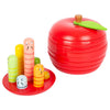 Jeu d'empilement en bois petit pied pomme