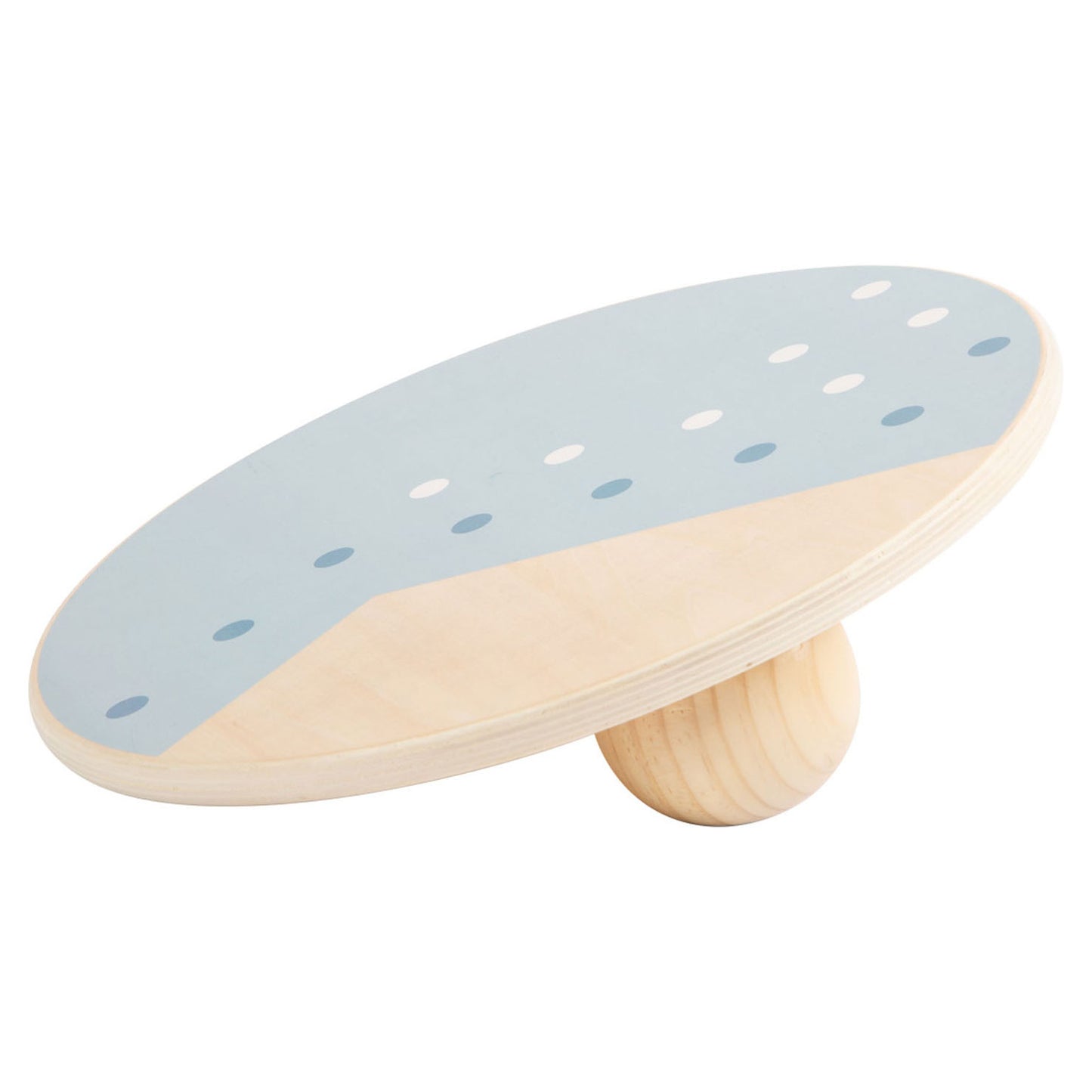 Banque d'équilibre en bois petit pied bleu