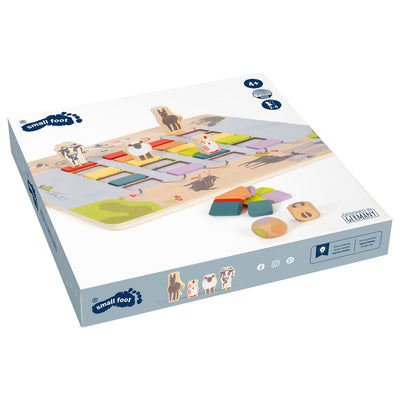 Petit pont de jeu en bois de petit pied Animaux