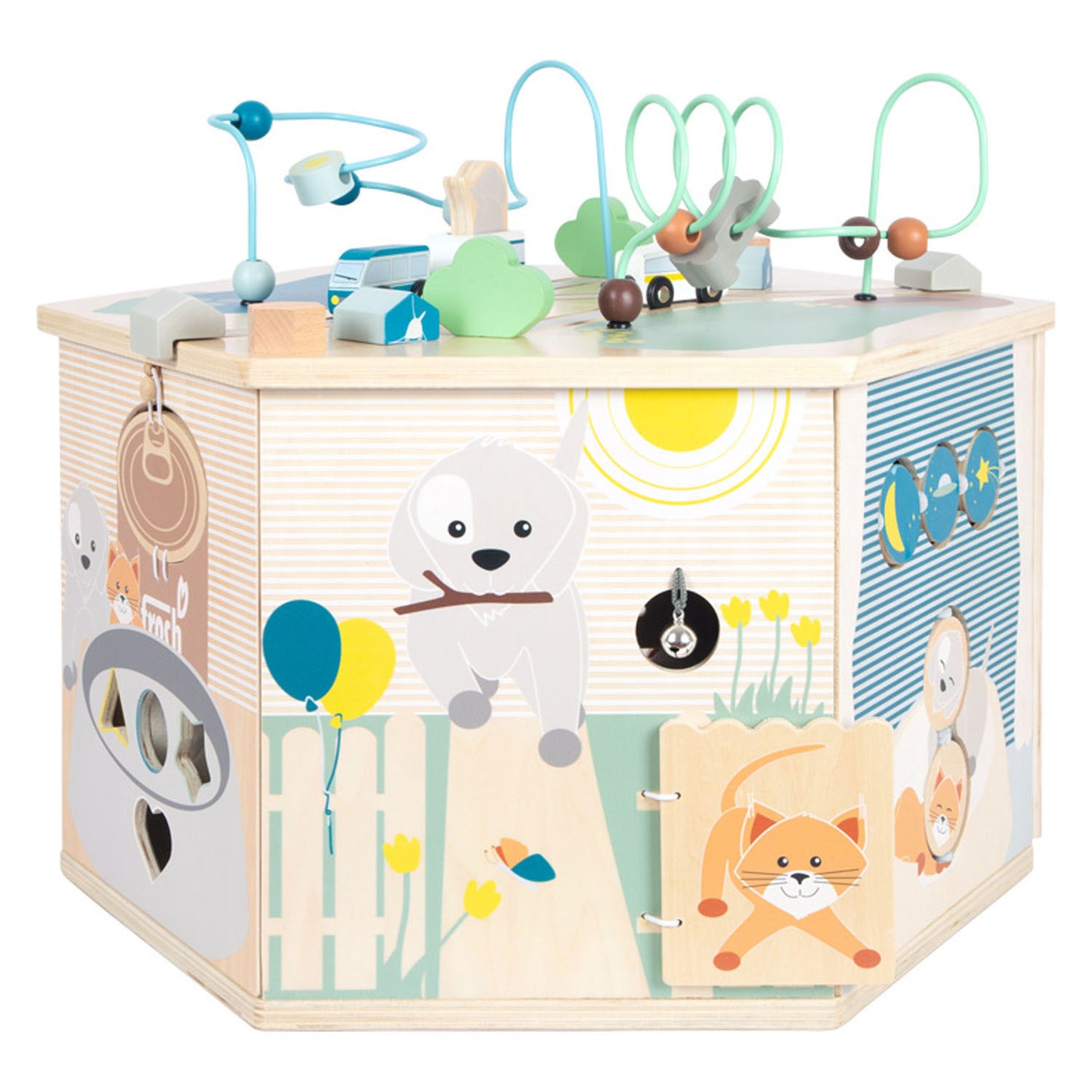 Petit pied xxl activités animaux cube