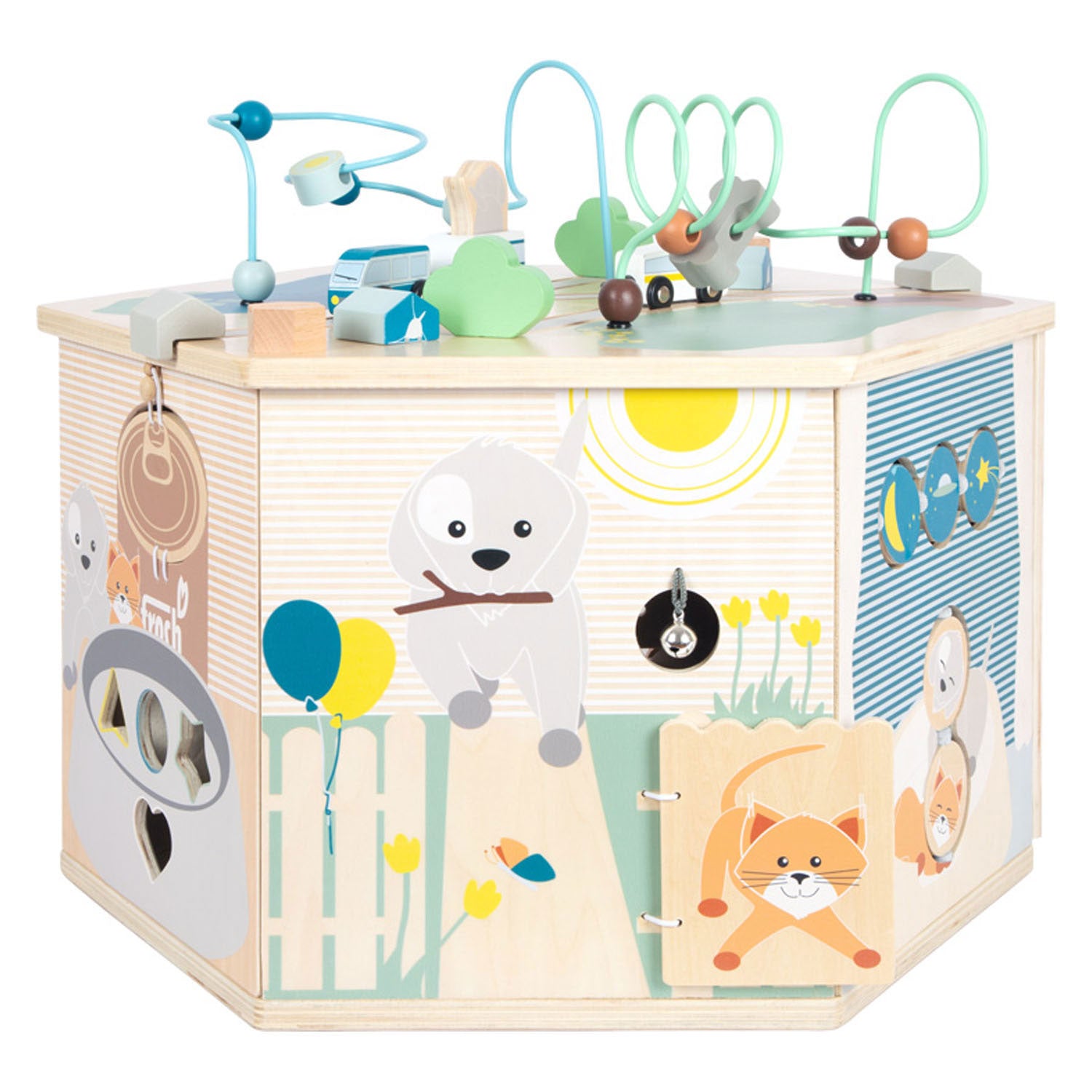 Petit pied xxl activités animaux cube