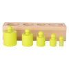 Toi de taille de puzzle en bois petit pied