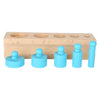 Toi de taille de puzzle en bois petit pied