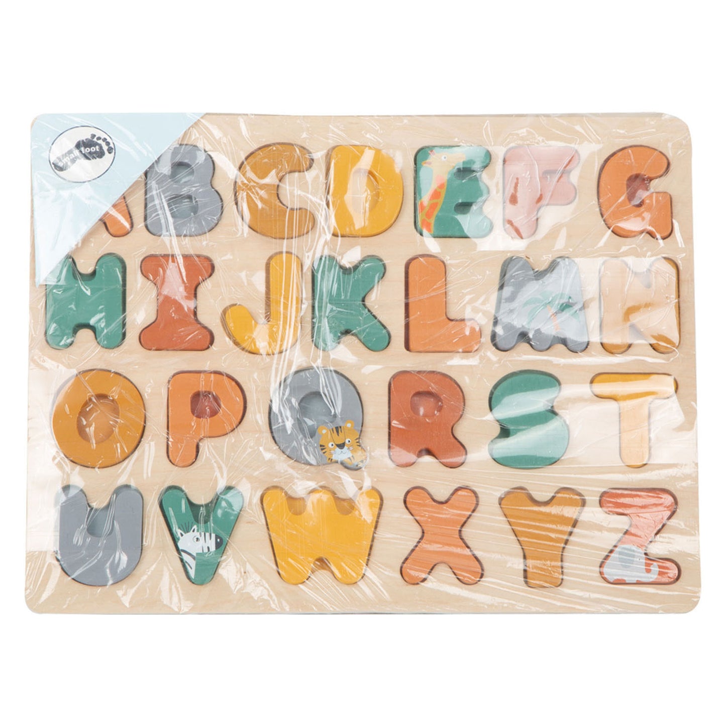 Small Foot Wooden Alphabet Puzzle Safari