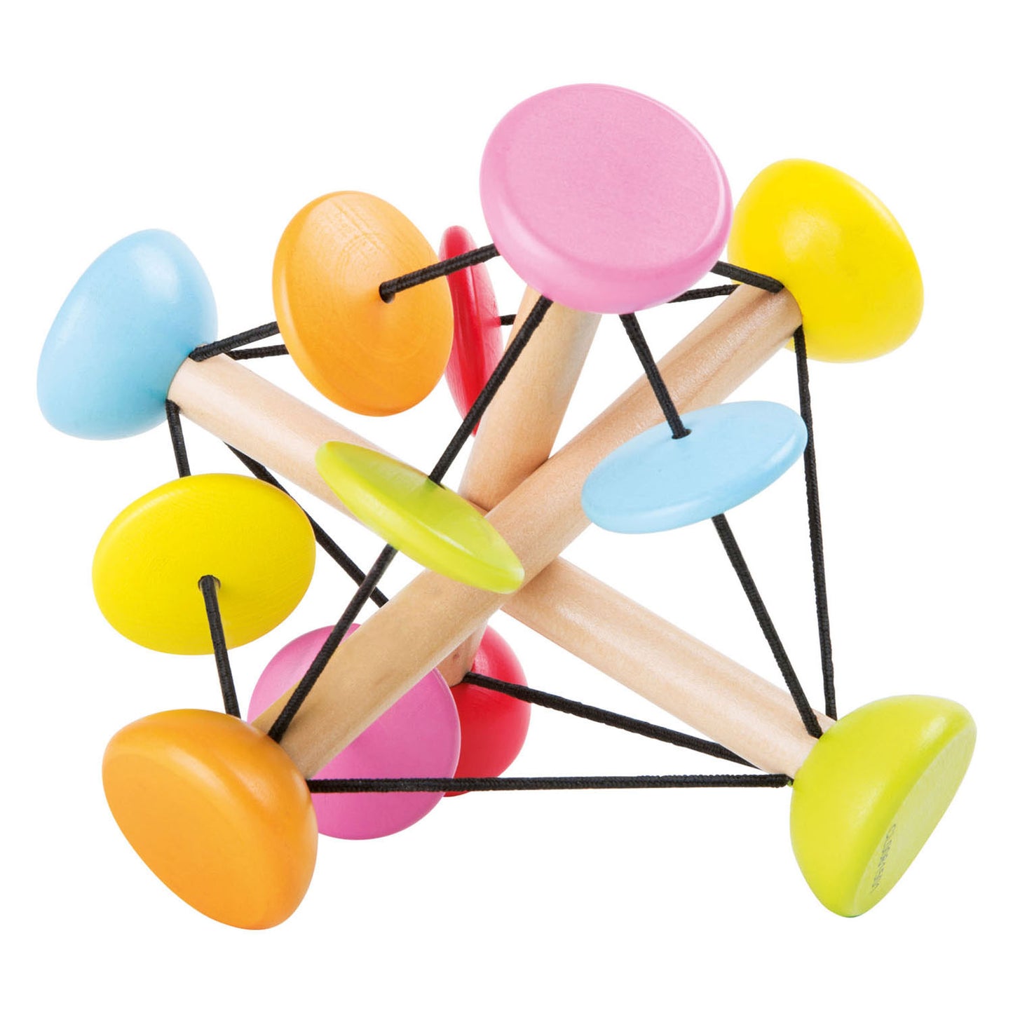 Bouettes en bois de petites pieds avec motricité élastique