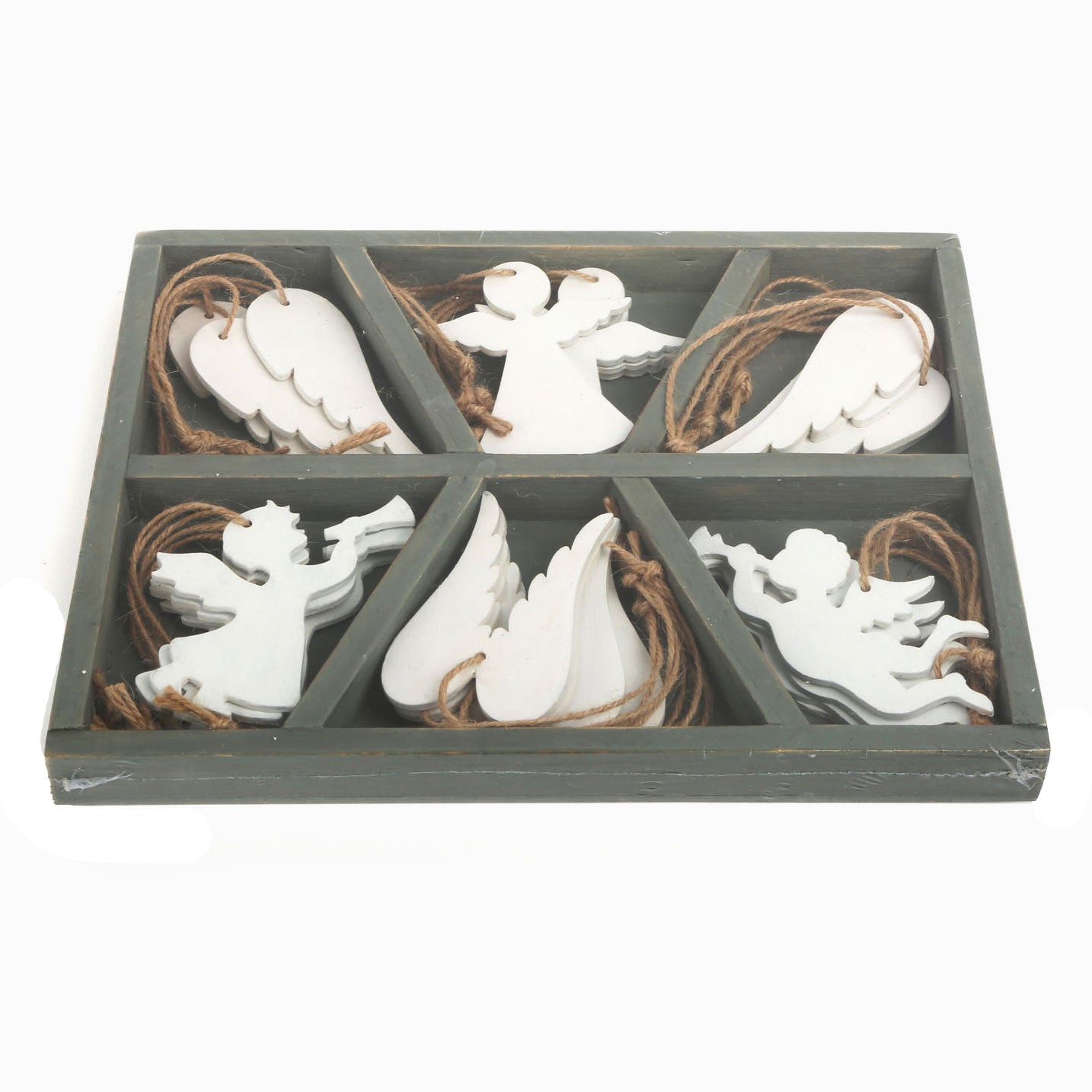 Petit pied - cintres de Noël en bois Engel, 18e.