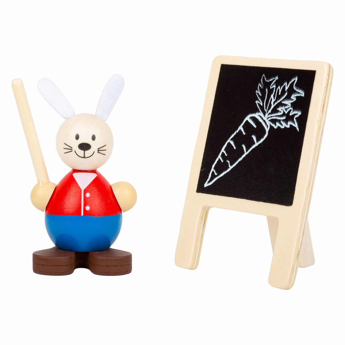 Small Foot Wooden Poppenhuis Rabbit School Class Play Play