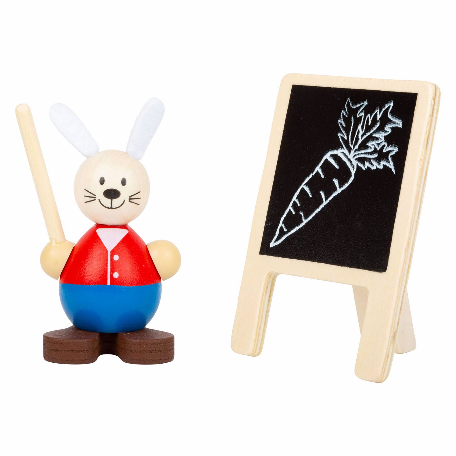 Small Foot Wooden Poppenhuis Rabbit School Class Play Play