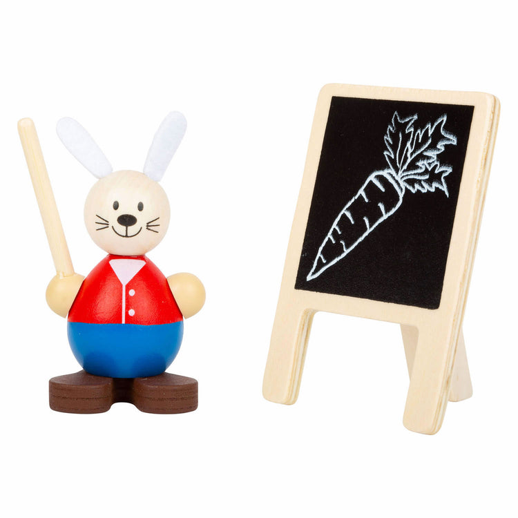 Small Foot Wooden Poppenhuis Rabbit School Class Play Play