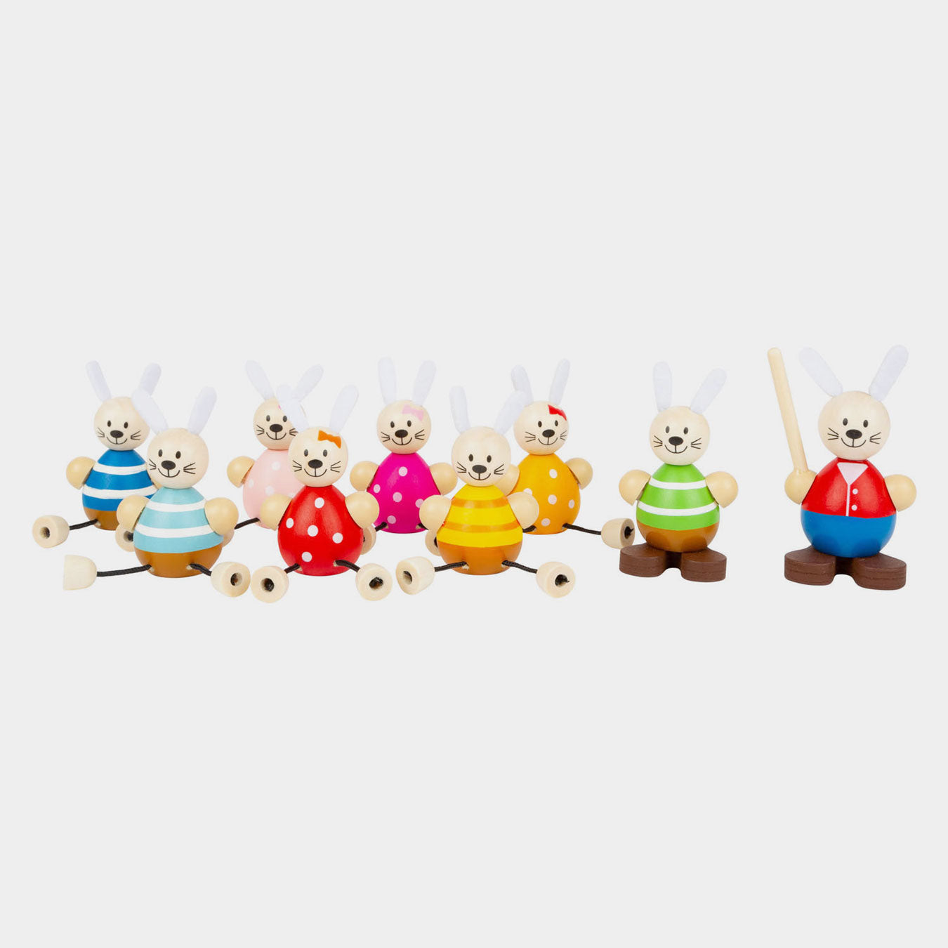 Small Foot Wooden Poppenhuis Rabbit School Class Play Play
