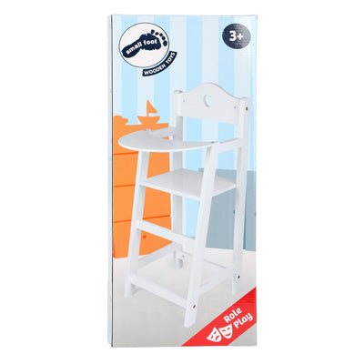 Petit pied de poupée en bois blanc