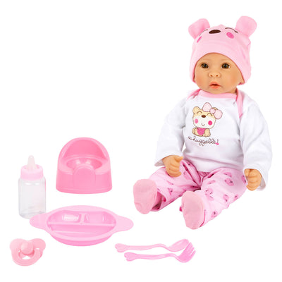 Petit pied - Babypop Marie avec accessoires, 7dlg.