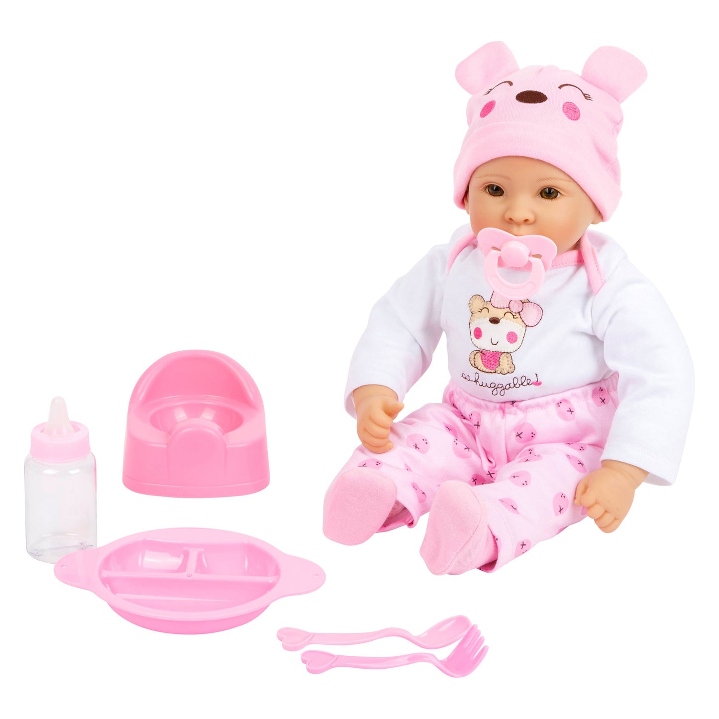 Petit pied - Babypop Marie avec accessoires, 7dlg.
